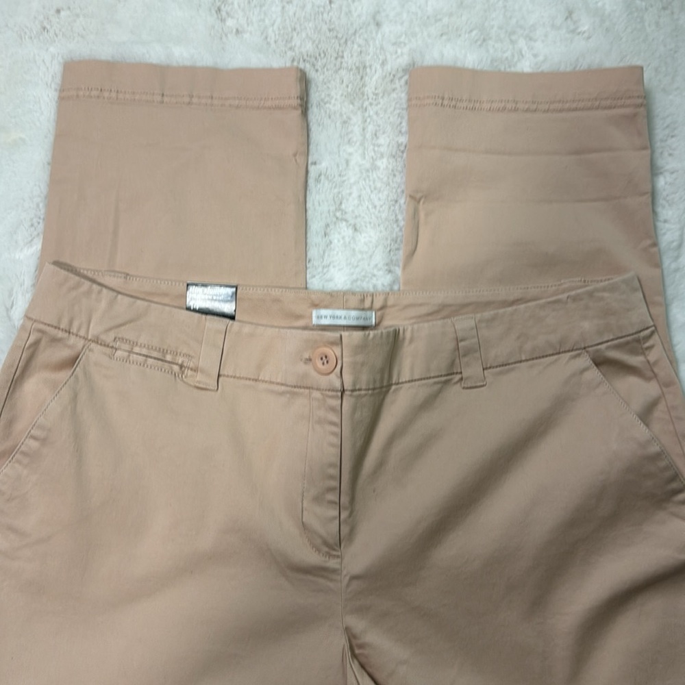 NWT, New York and Company, blush slacks, size 14 - Picture 2 of 4